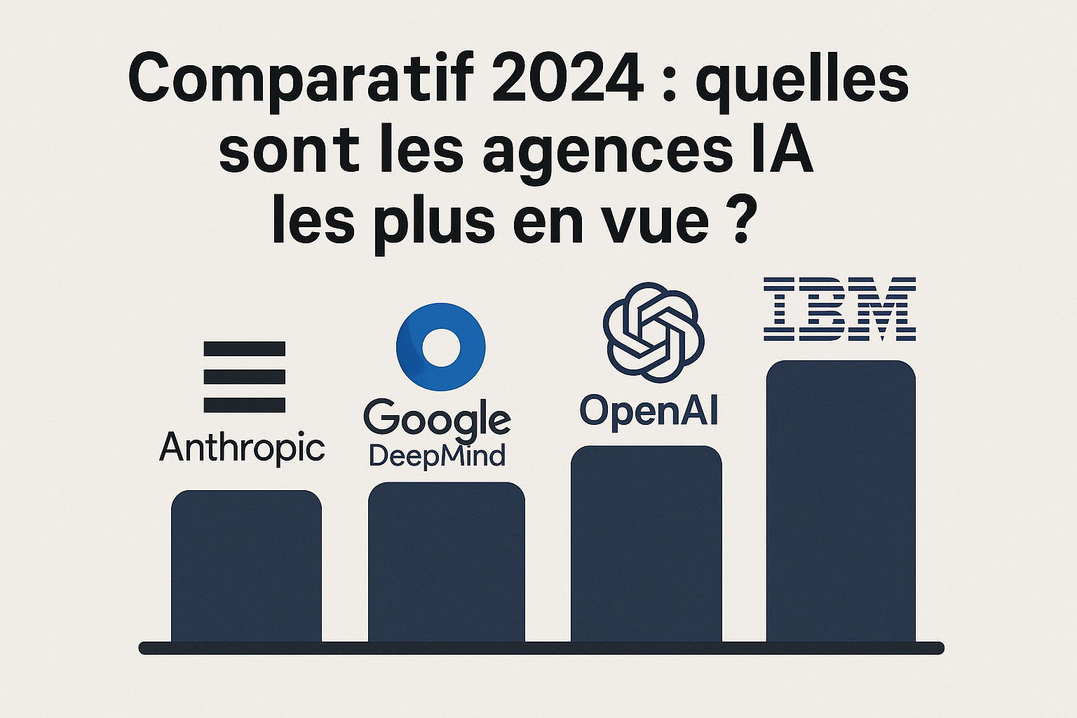 Comparatif 2024 : quelles sont les agences IA les plus en vue ?