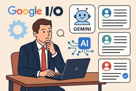 Google I/O 2025 : Comment les PME et dirigeants peuvent profiter des nouveautés IA pour choisir leur agence (Zoom Gemini & partenaires officiels)