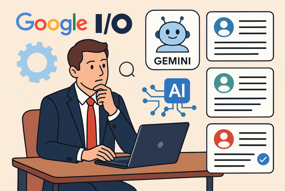Google I/O 2025 : Comment les PME et dirigeants peuvent profiter des nouveautés IA pour choisir leur agence (Zoom Gemini & partenaires officiels)