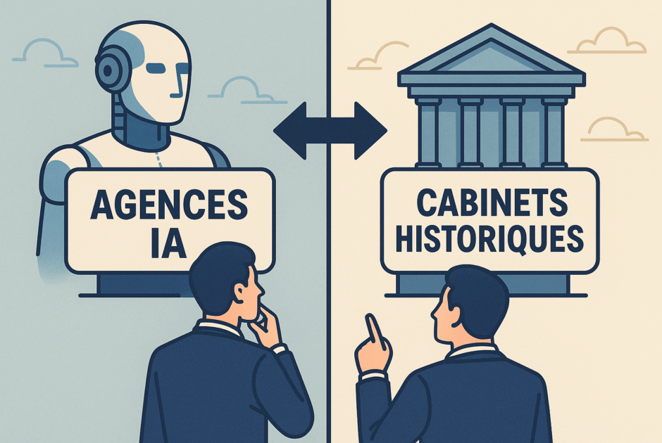 Agences IA vs Cabinets Historiques : Comment le virage IA des géants du conseil va bouleverser le choix des PME et startups en 2025