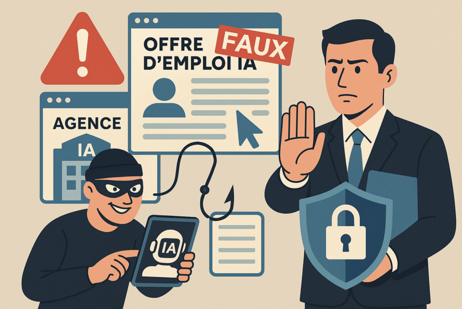Alerte Fausses Agences et Offres d'Emploi IA : Comment protéger son entreprise en 2025 (Guide anti-arnaques pour dirigeants et PME)