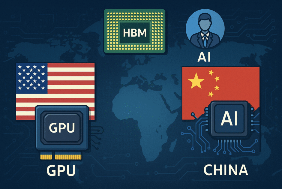 HBM, GPU et agences IA : ce que la bataille US–Chine change dès maintenant pour choisir votre prestataire (PME/ETI, 10 août 2025)