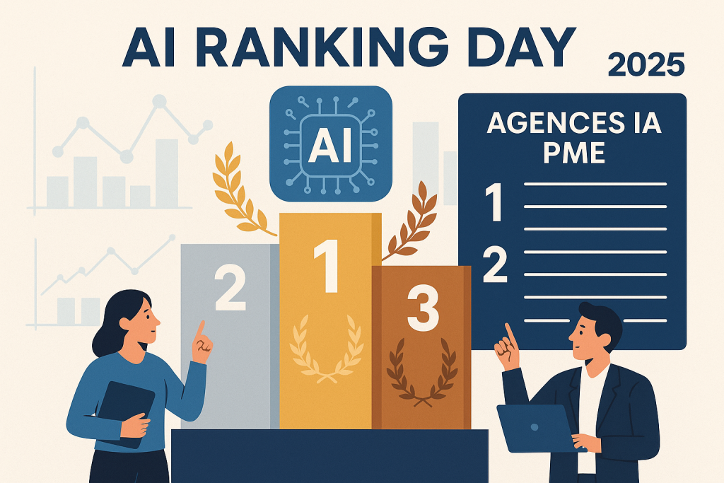 AI Ranking Day : ce que révèlent les classements 2025 des meilleures agences IA pour PME/TPE