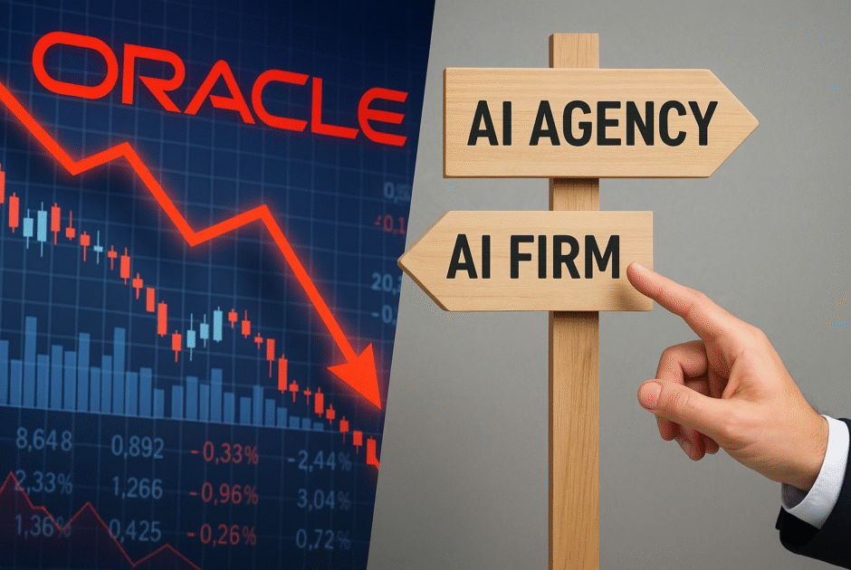 Oracle sanctionné en Bourse : Ce que le "reality check" IA des géants US change (vraiment) pour le choix de votre agence ou cabinet IA en 2026