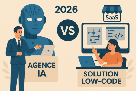 2026 : Agence IA sur-mesure ou Solution Low-Code sur Marketplace SaaS ? Le comparatif décisif pour PME et TPE