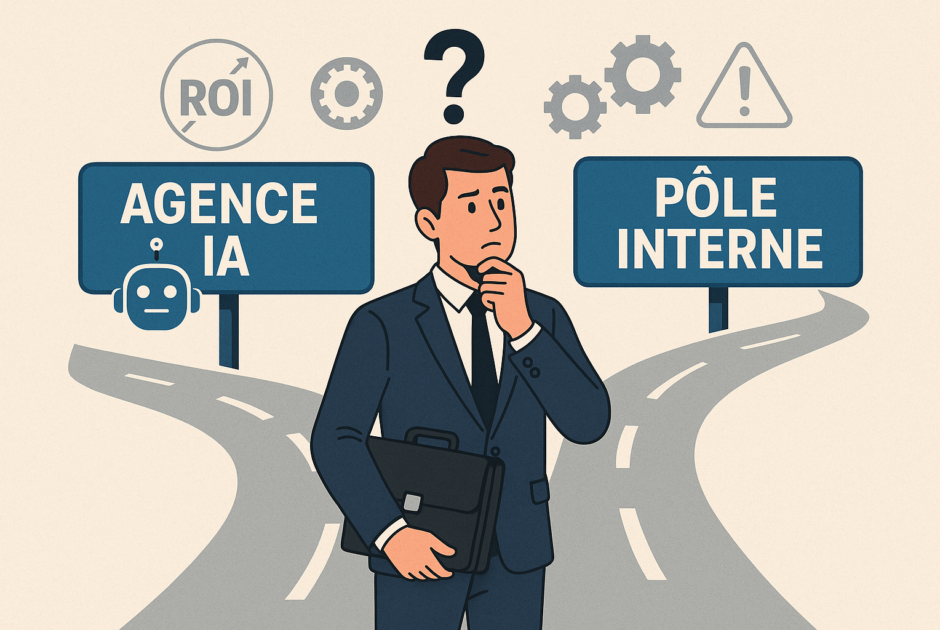 Agences IA ou Pôle Interne ? Le Nouveau Dilemme des PME/TPE pour 2026 (ROI, Agilité, Risques)
