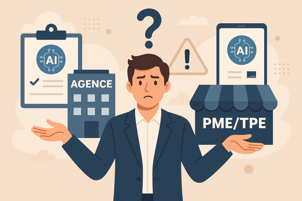Solutions IA instantanées: Prêtes à l'emploi mais risquées? Le dilemme Agence vs Direct pour PME/TPE (Guide Juin 2026)