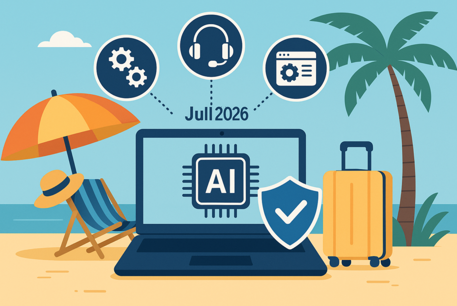 Agences IA en mode été : comment sécuriser projets, support et continuité des solutions pendant la pause estivale (Spécial PME/ETI – Juillet 2026)