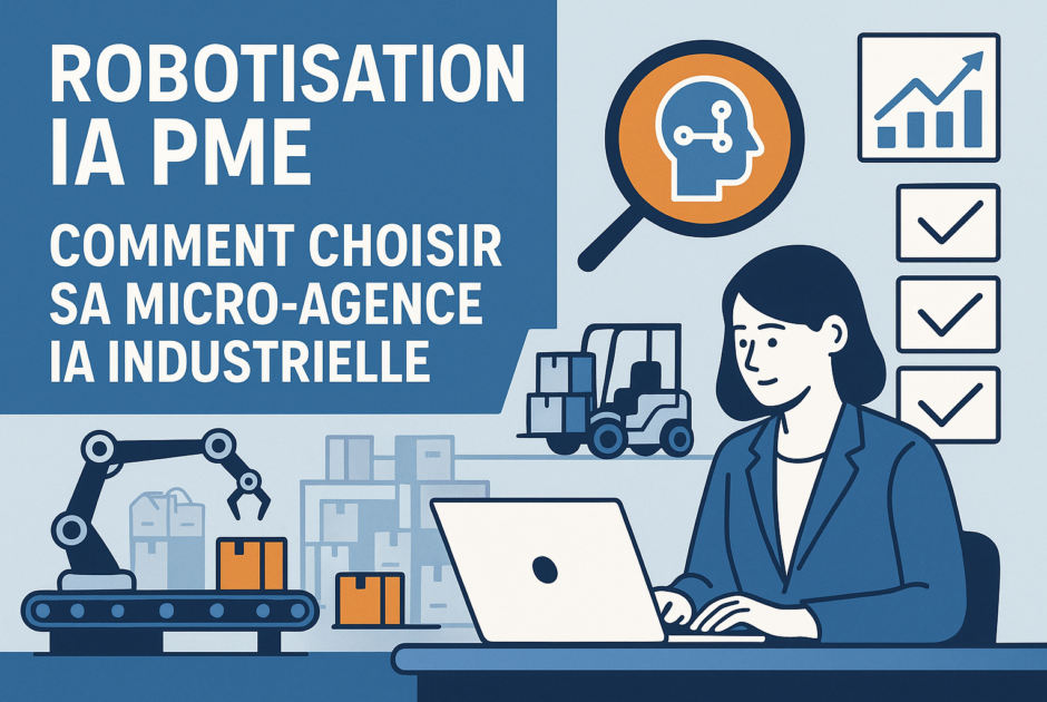 Robotisation IA PME : Comment choisir sa micro-agence IA industrielle (logistique, production, opérations) en 2026 ?