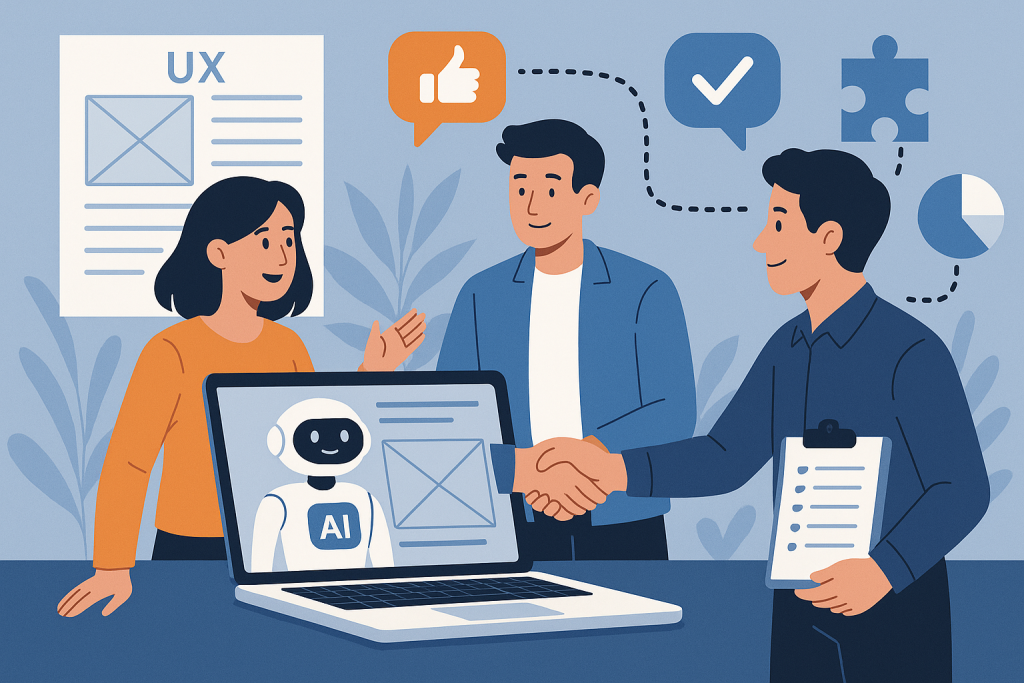 Après l'intégration IA : Créer (enfin) un suivi collaboratif UX agence-entreprise – Le guide pour booster l'adoption réelle en PME/TPE